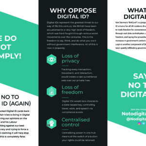 No Digital ID A4 Trifold Professional Leaflets (PRE ORDER)